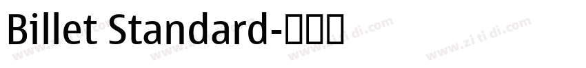 Billet Standard字体转换